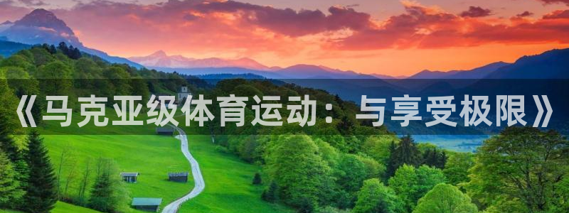 意昂4体育官网登录：《马克亚级体育运动：与享受极限》