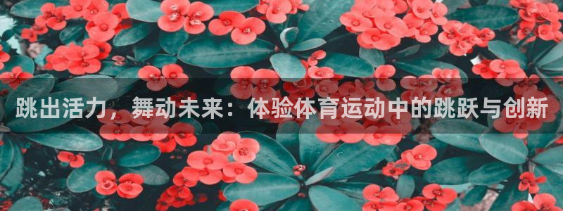 意昂4体育凯捷代理注册：跳出活力，舞动未来：体验体育运动中的跳跃与创新